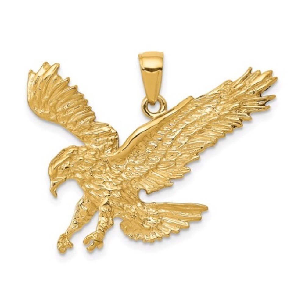New!!!
Men’s 14k Textured Eagle Pendant